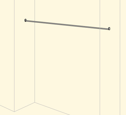 Hanging Rail (Chrome)