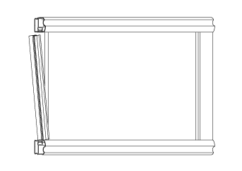 Installing rails on aluminium framed sliding wardrobe doors